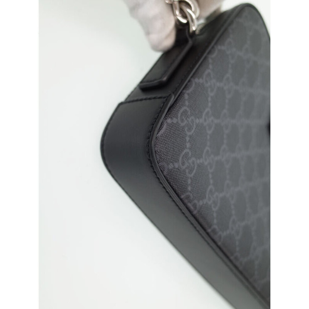 Gucci GG Clutch Web Shoulder Black Bag Supreme - Picture 8 of 9